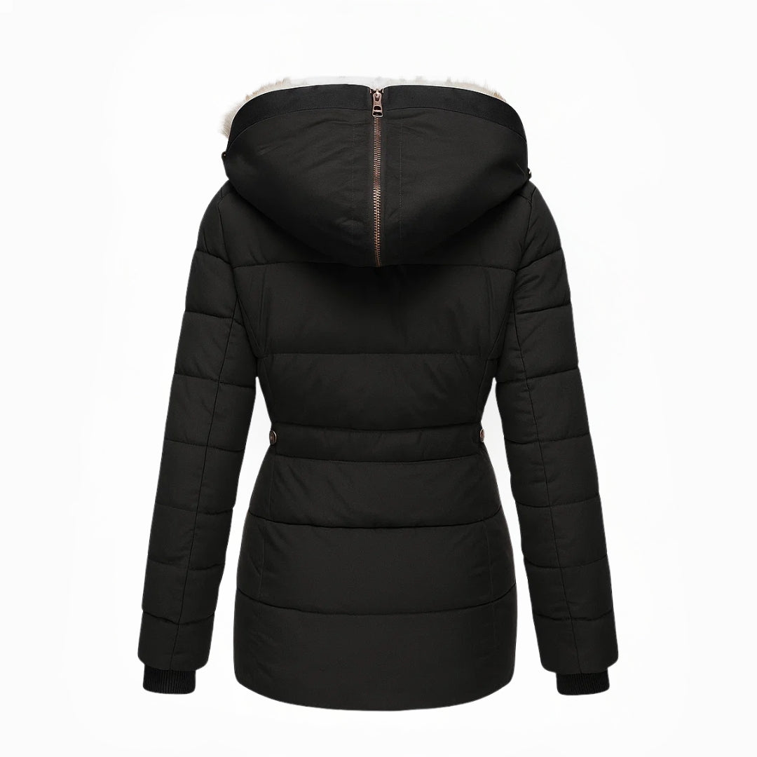 Anna™ | Warmer mit Fell gefütterter Wintermantel