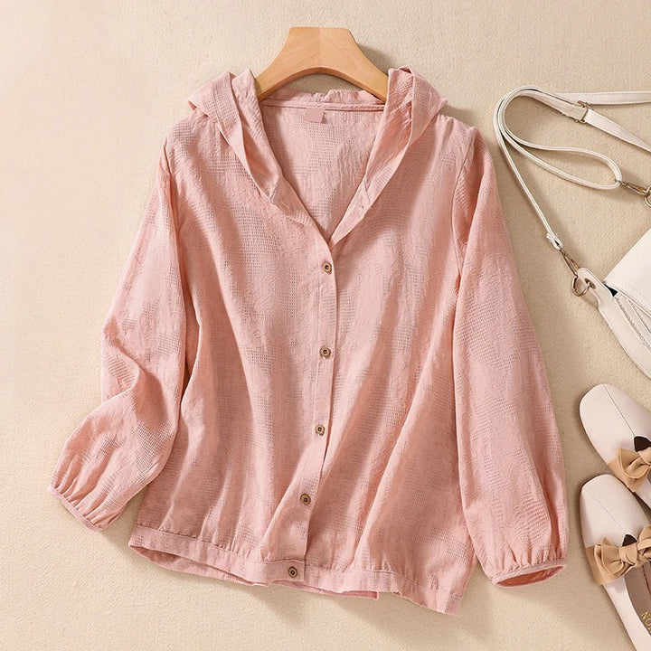 NOVA LINEN HOODIE