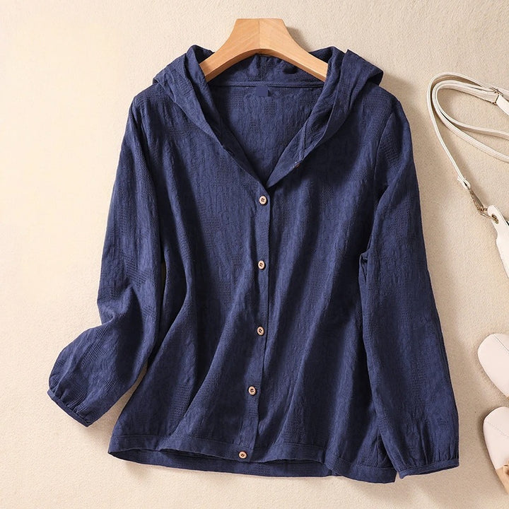 NOVA LINEN HOODIE