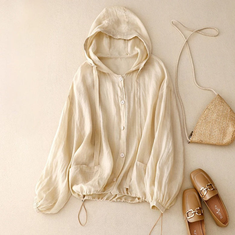 RADA LINEN HOODIE