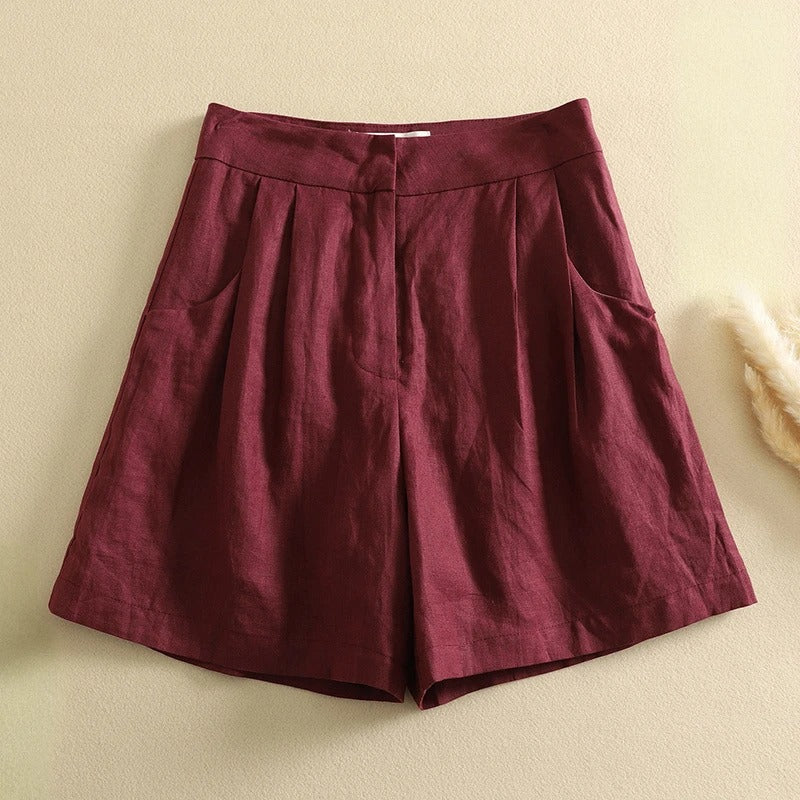 MEGAN LINEN SHORTS