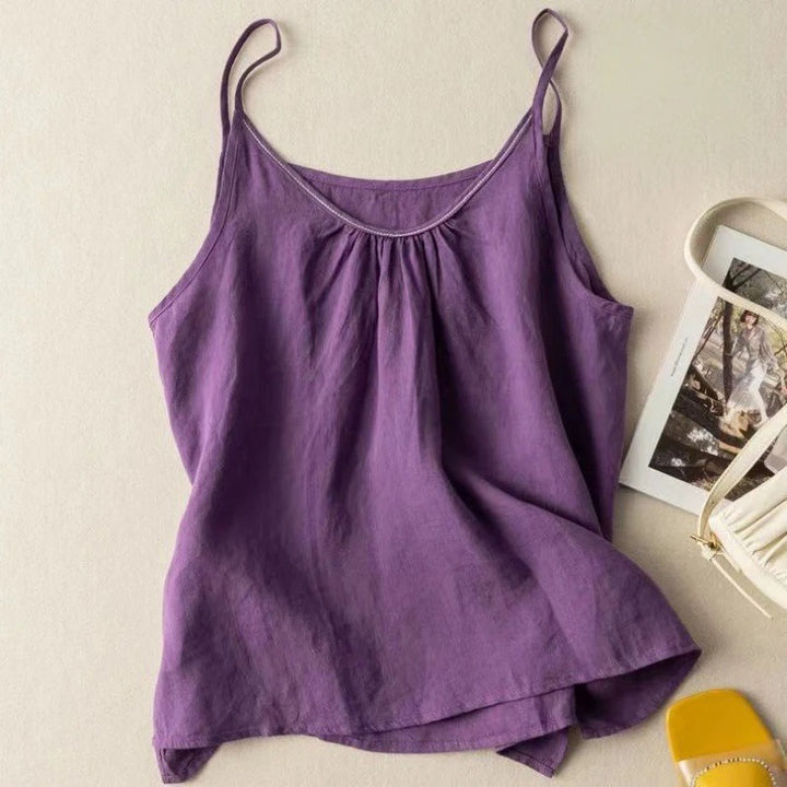 JULIA LINEN TOP
