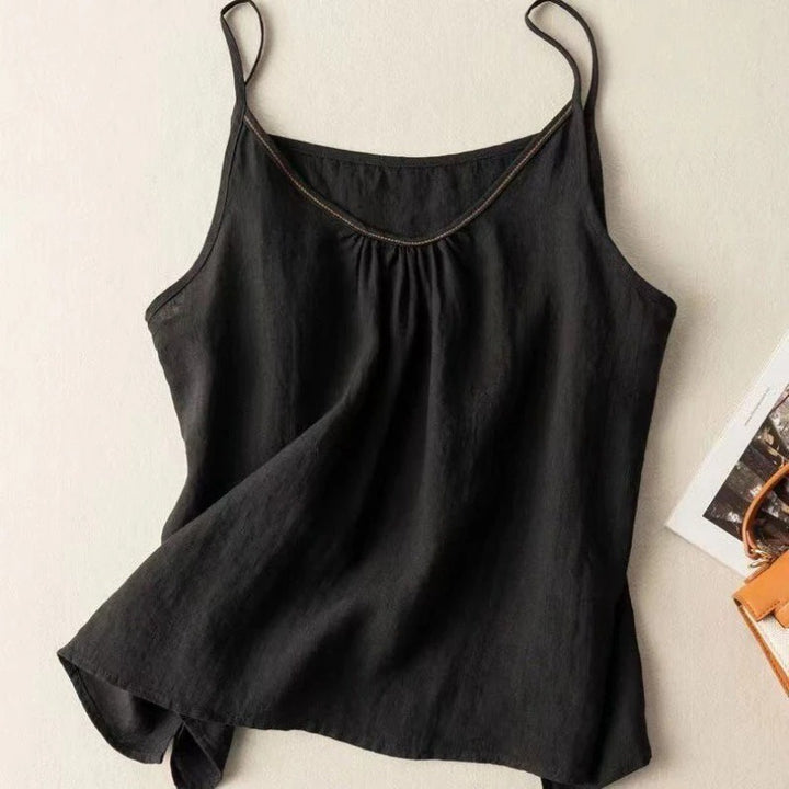 JULIA LINEN TOP