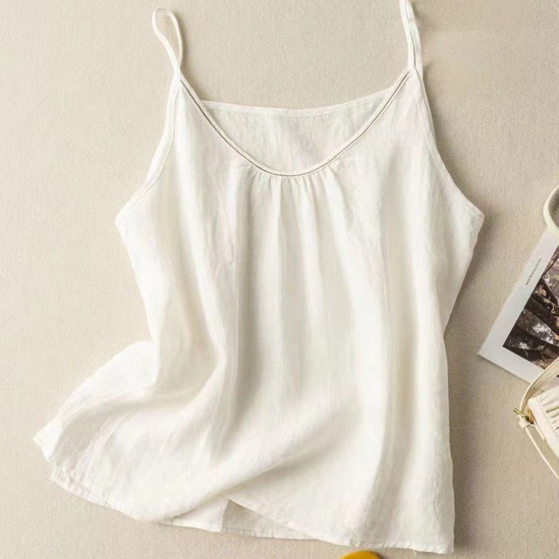 JULIA LINEN TOP