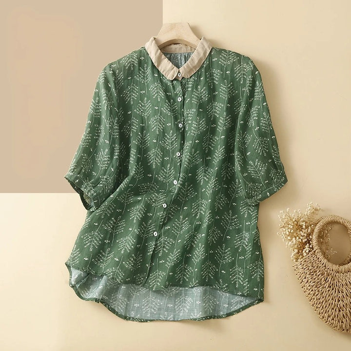 NOVA LINEN BLOUSE