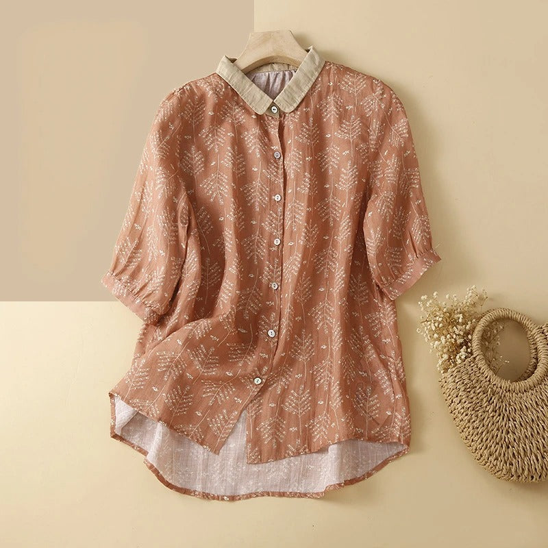 NOVA LINEN BLOUSE