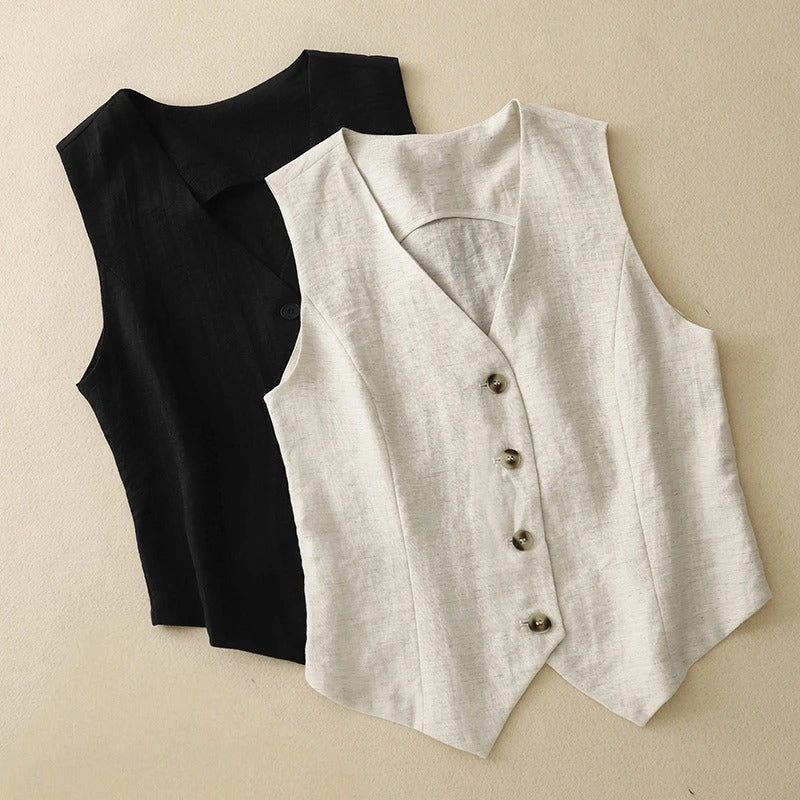 NOVA LINEN VEST
