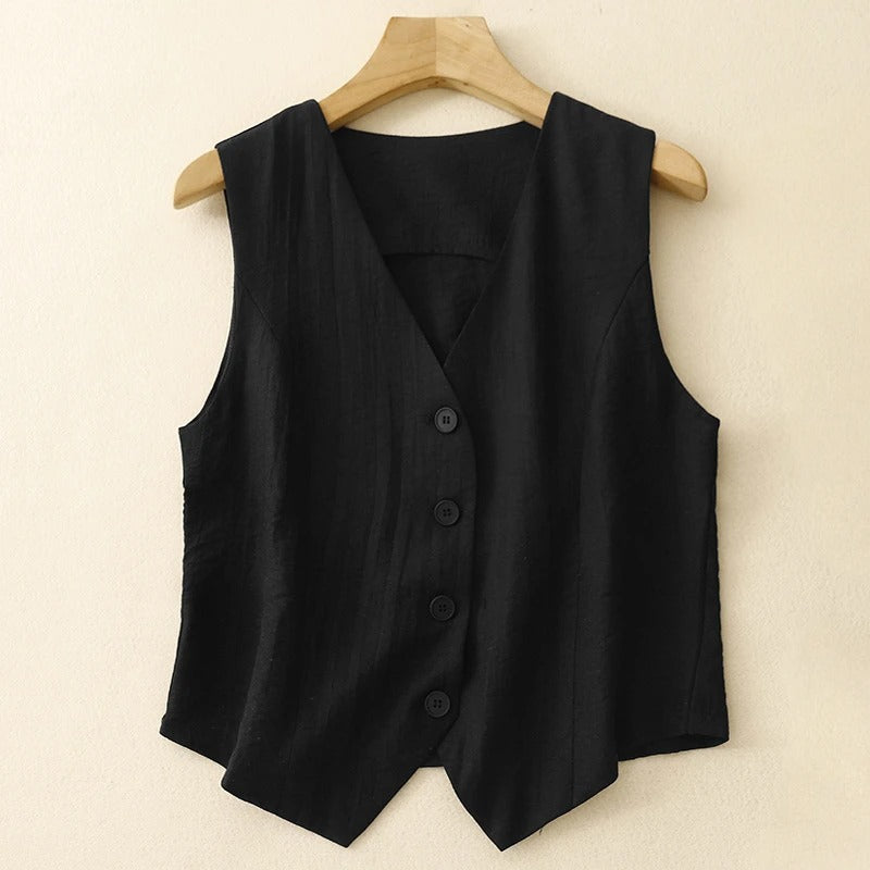 NOVA LINEN VEST