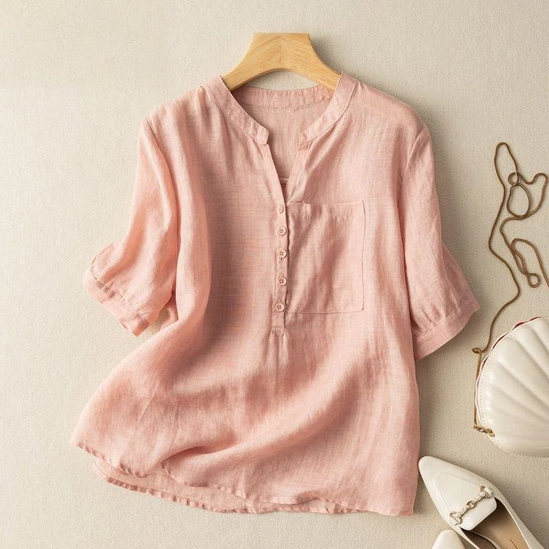 MIRI LINEN BLOUSE