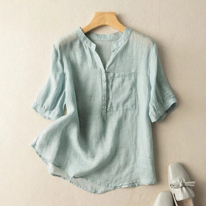 MIRI LINEN BLOUSE