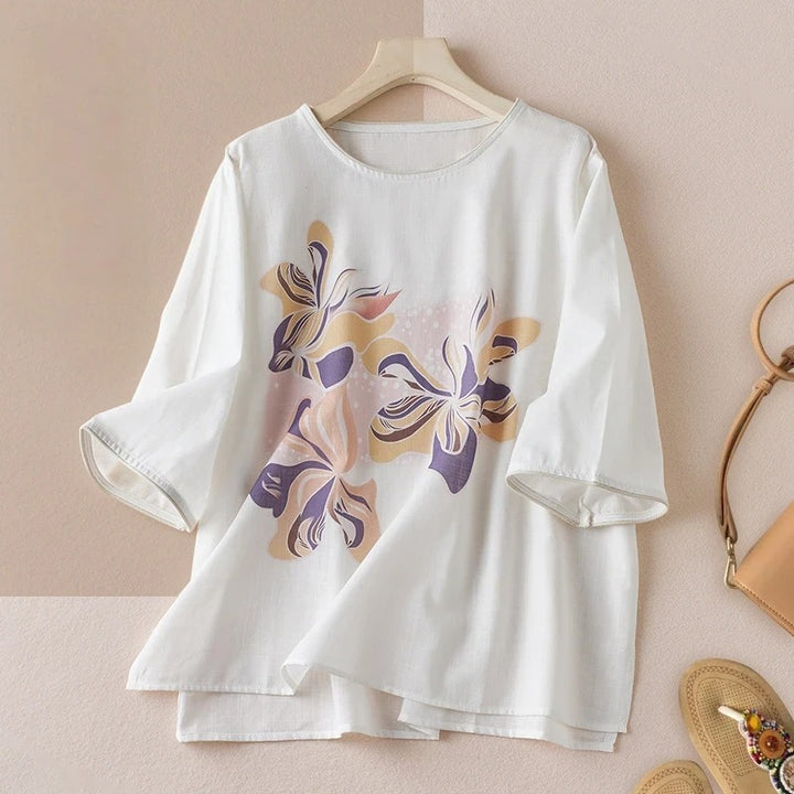 BIANCA LINEN T SHIRT