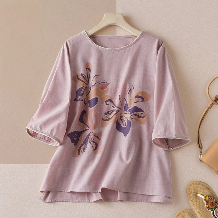 BIANCA LINEN T SHIRT