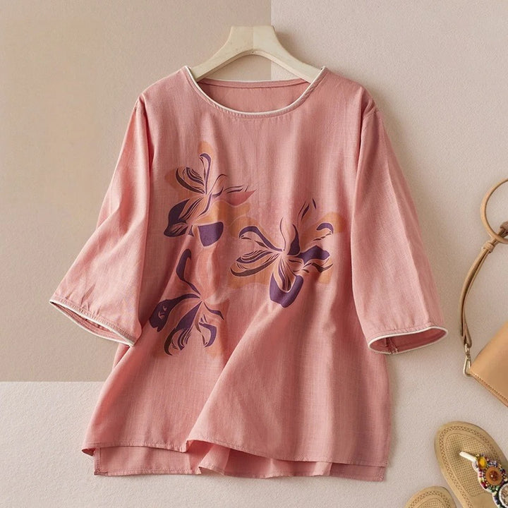BIANCA LINEN T SHIRT