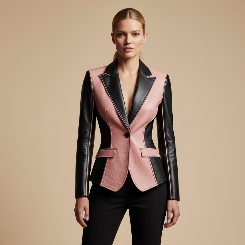 GIANNA™ LEATHER BLAZER