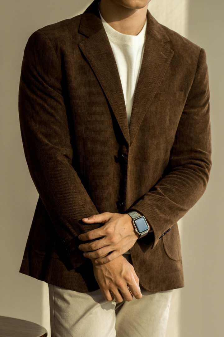 SEBASTIEN CORDUROY BLAZER
