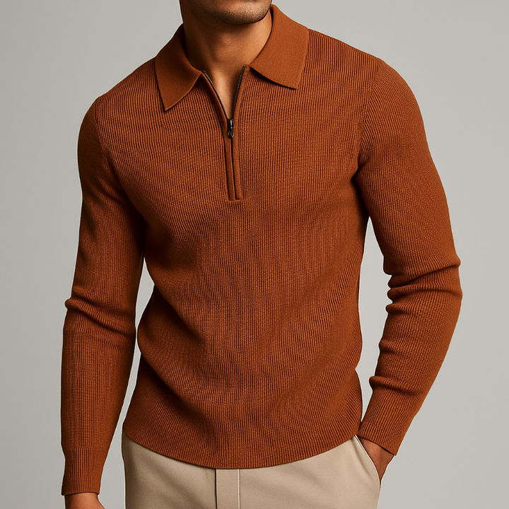 ROWAN HALF-ZIP SWEATER
