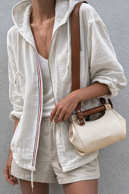 NOVA LINEN HOODIE