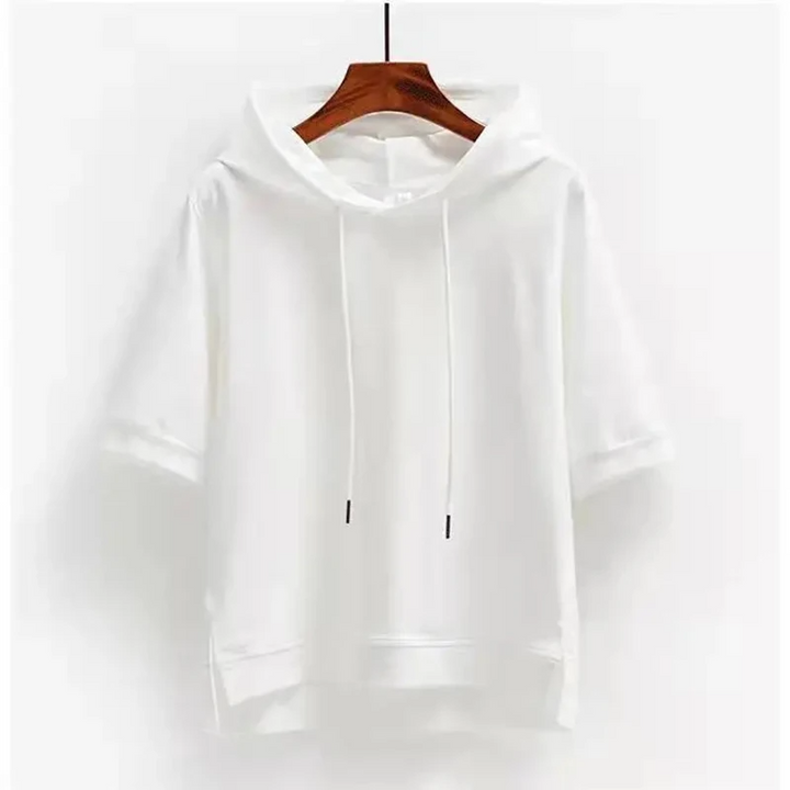 SANDRA | SHORT-SLEEVE HOODIE