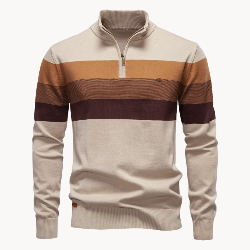 BUCK | QUARTER ZIP SWEATER