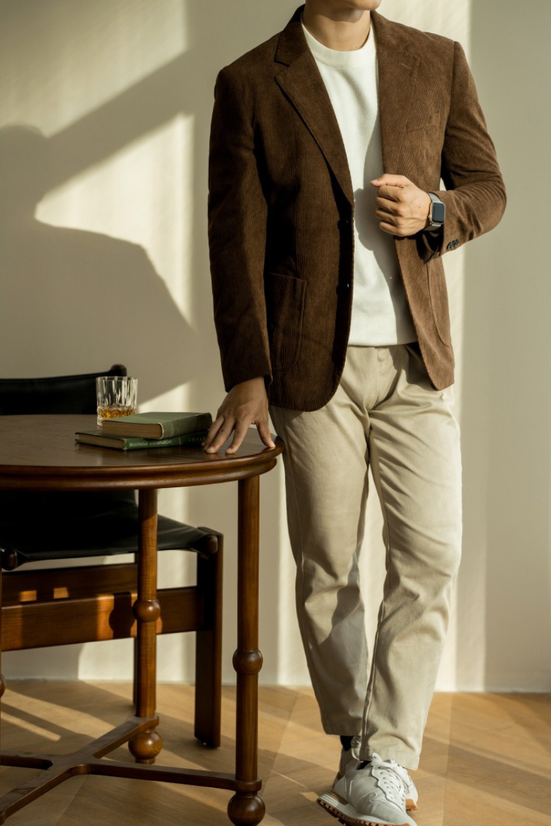 SEBASTIEN CORDUROY BLAZER