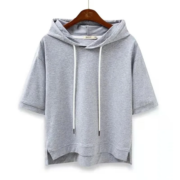 SANDRA | SHORT-SLEEVE HOODIE