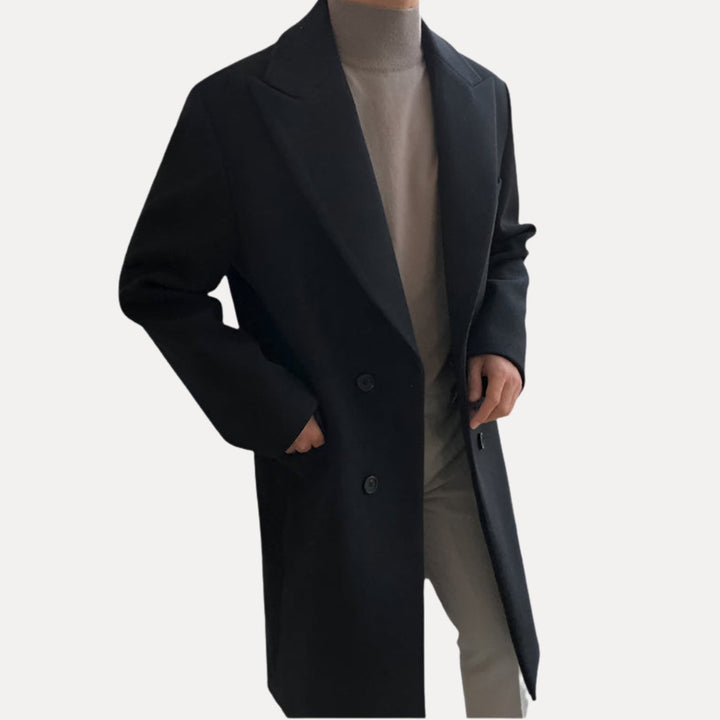 KENNETH REBELS | ELEANOR DOUBLE-BREASTED WOOL COAT FOR MEN