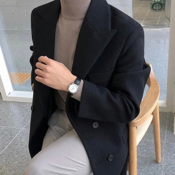 KENNETH REBELS | ELEANOR DOUBLE-BREASTED WOOL COAT FOR MEN
