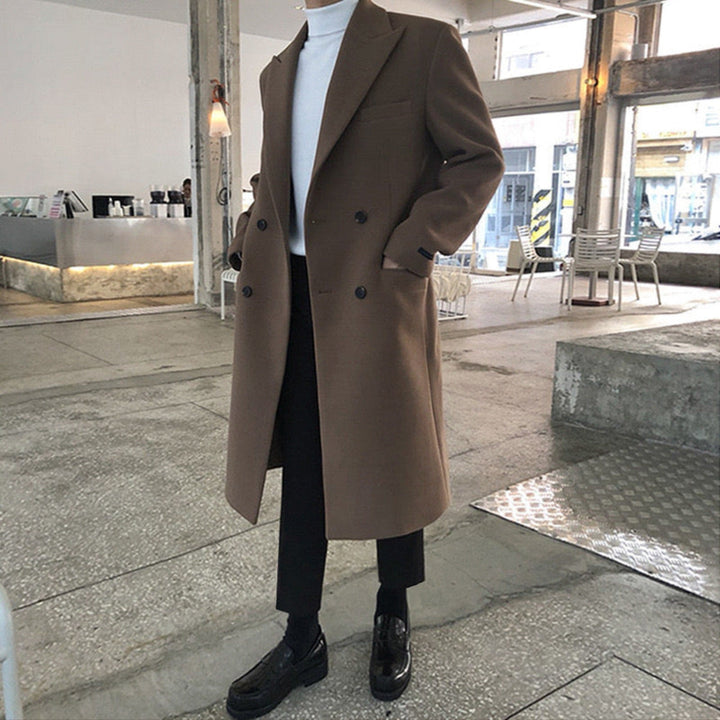 KENNETH REBELS | ELEANOR DOUBLE-BREASTED WOOL COAT FOR MEN