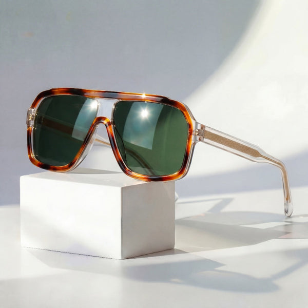 COVA™ PREMIUM ACETATE FLAT-TOP SUNGLASSES
