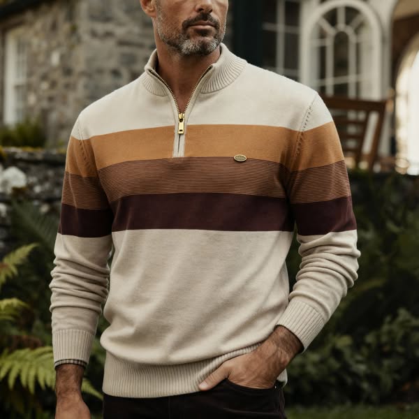 BUCK | QUARTER ZIP SWEATER