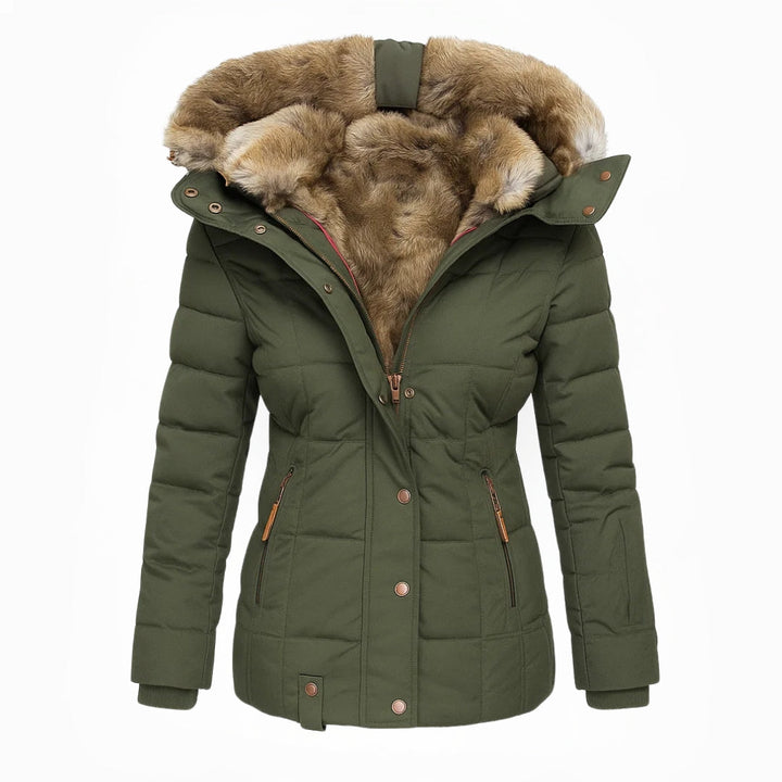 Anna™ | Warmer mit Fell gefütterter Wintermantel