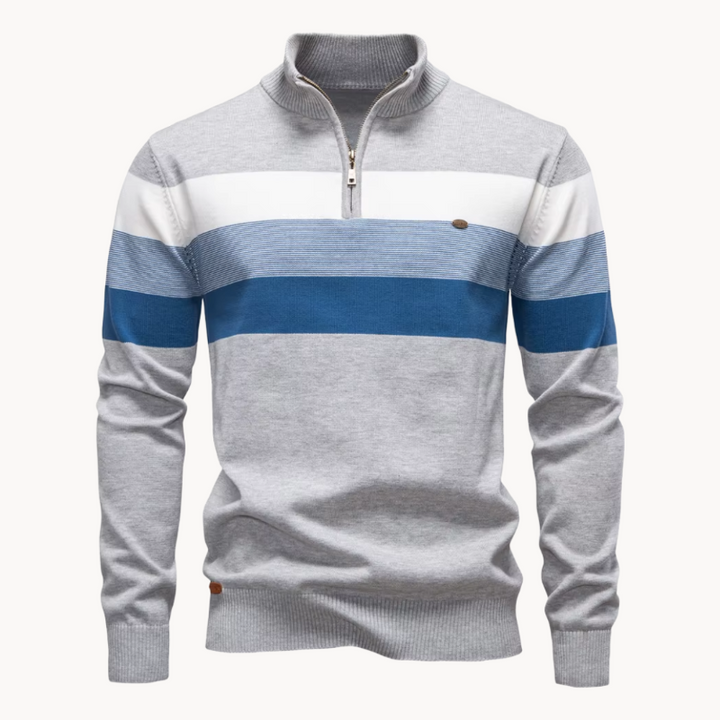 BUCK | QUARTER ZIP SWEATER