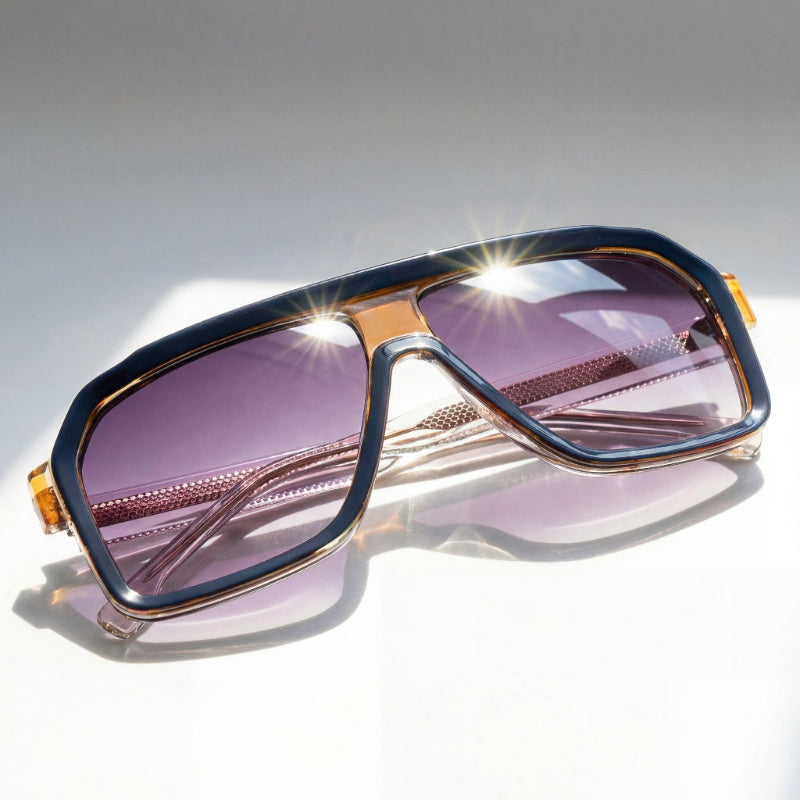 COVA™ PREMIUM ACETATE FLAT-TOP SUNGLASSES