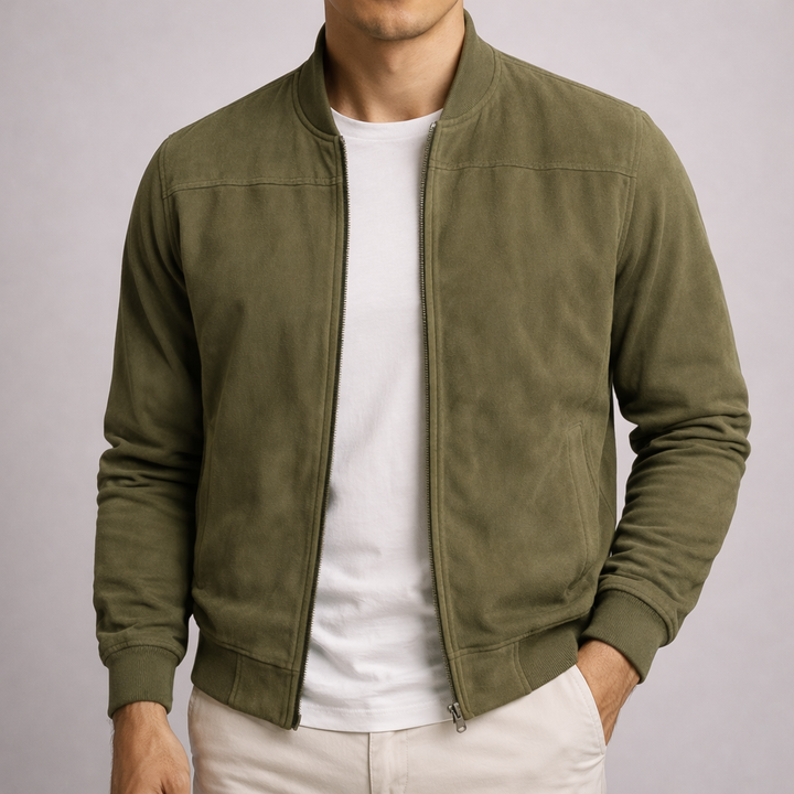 Sullivan Suede Bomber Jacket