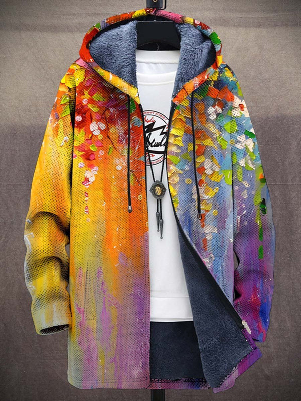 Delilah™ | Luxuriöse Kunstinspirierte Kapuzenjacke mit Reißverschluss