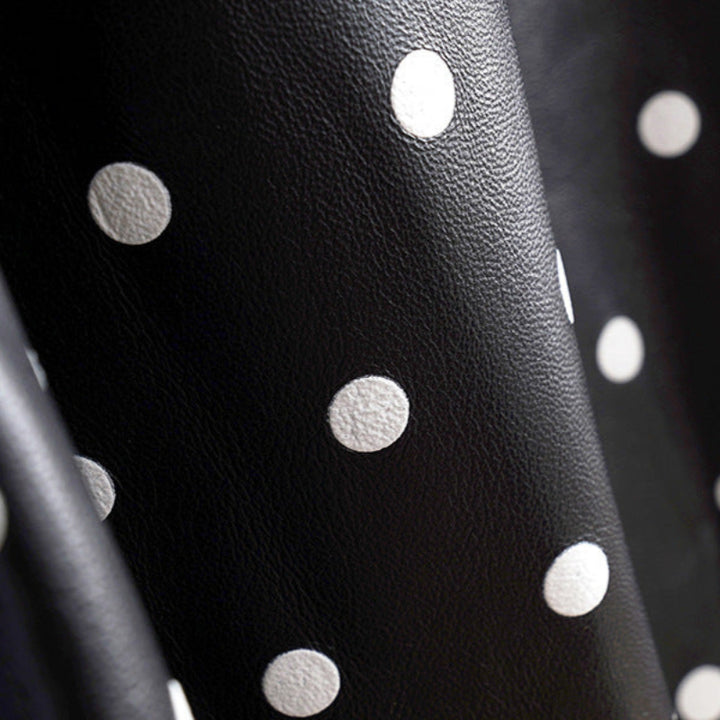 CÉLINE™ GENUINE LEATHER MINI DRESS