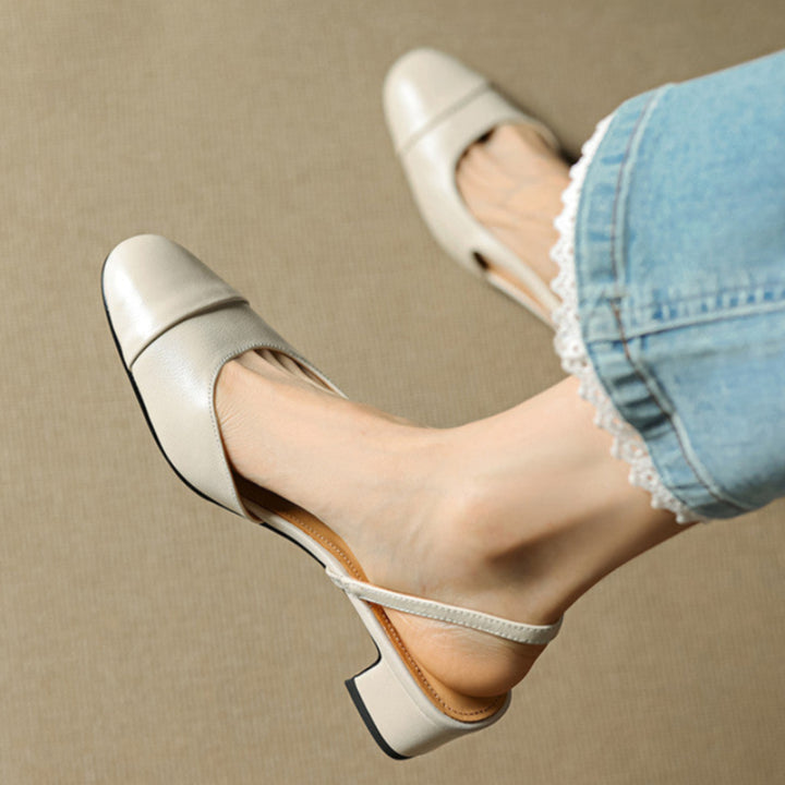 AMELIA™ GENUINE LEATHER HEELS