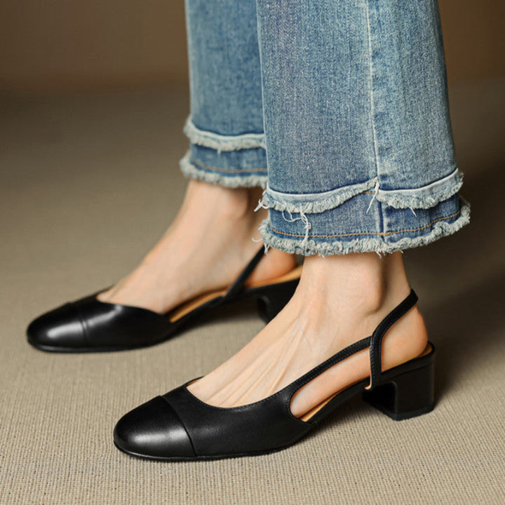 AMELIA™ GENUINE LEATHER HEELS