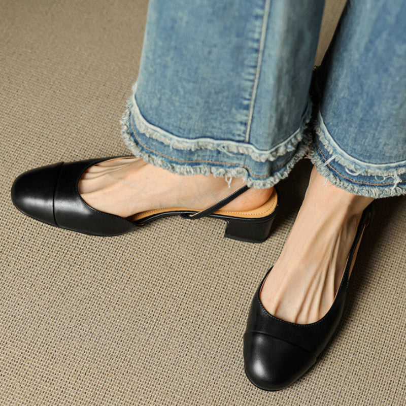 AMELIA™ GENUINE LEATHER HEELS