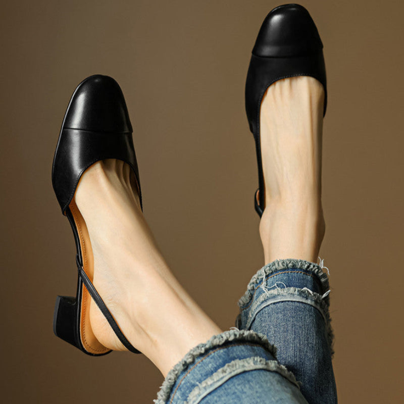 AMELIA™ GENUINE LEATHER HEELS