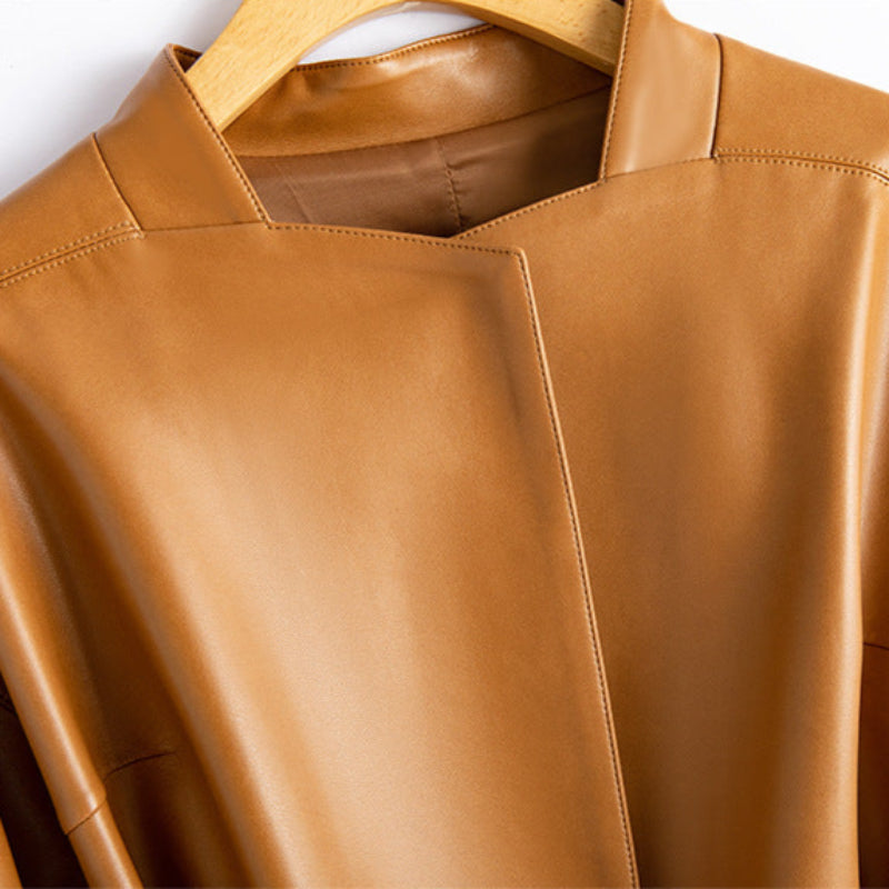 CELINA™ GENUINE LEATHER JACKET