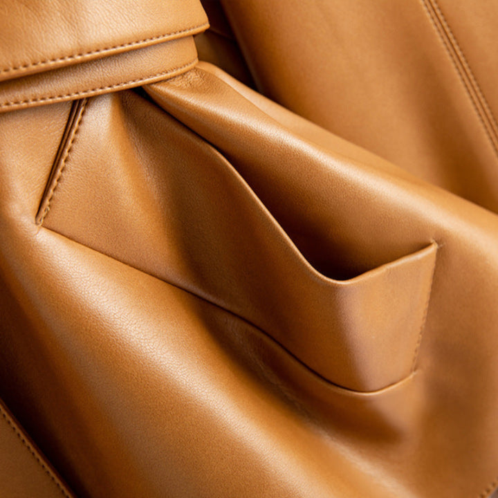 CELINA™ GENUINE LEATHER JACKET