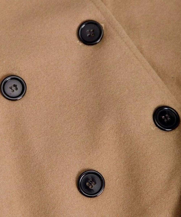 KENNETH REBELS | MEN'S DOUBLE-BREASTED WOOL COAT