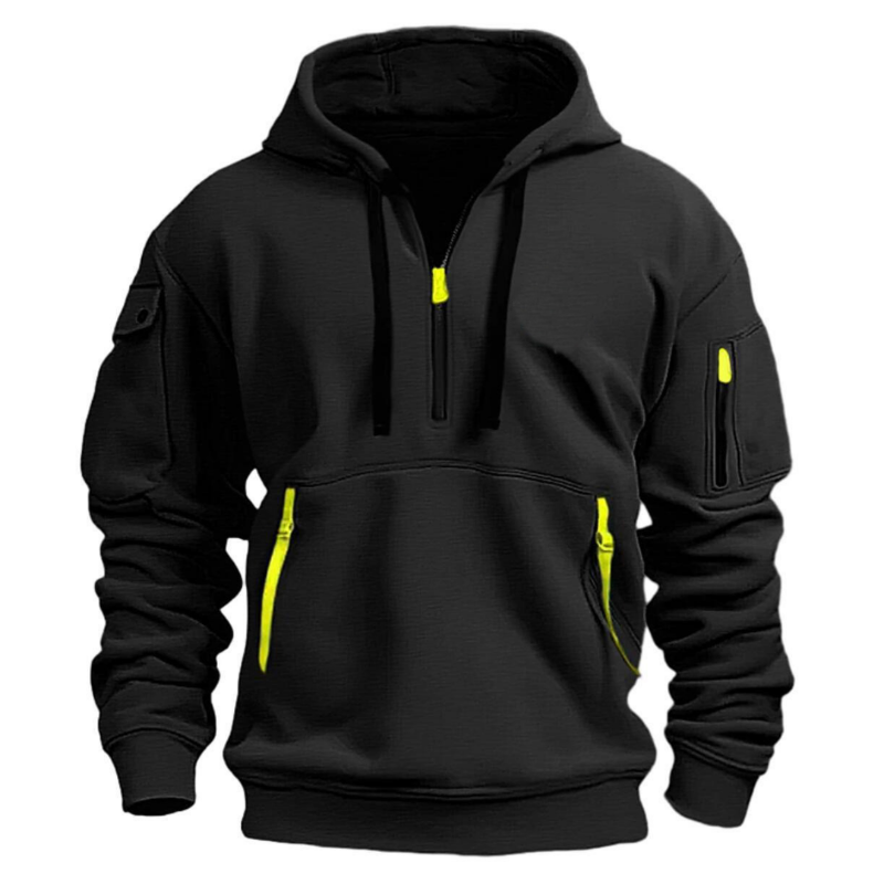 Hugo | Men's Casual Hoodie with Zip Pockets