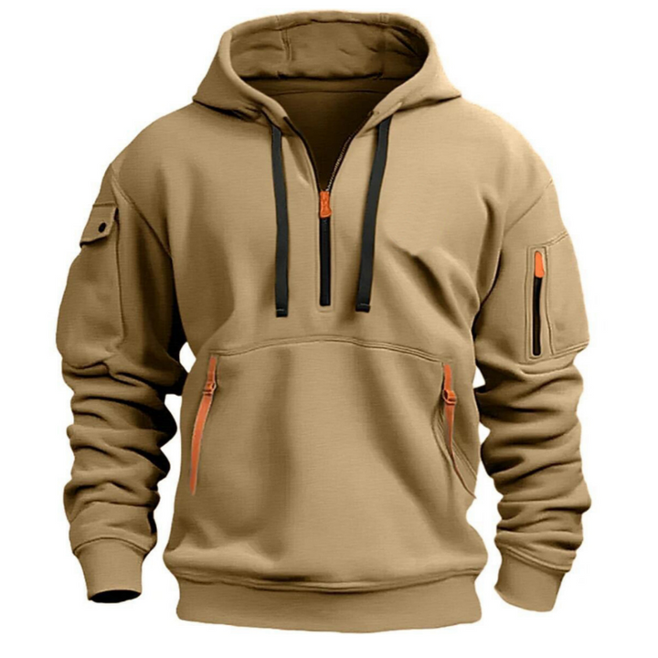 Hugo | Men's Casual Hoodie with Zip Pockets