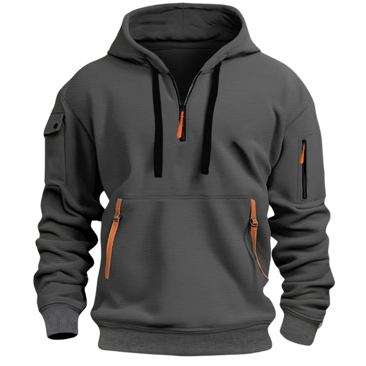 Hugo | Men's Casual Hoodie with Zip Pockets