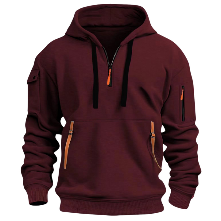 Hugo | Men's Casual Hoodie with Zip Pockets