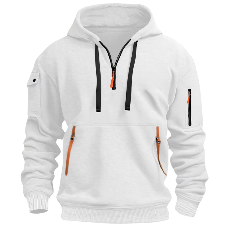 Hugo | Men's Casual Hoodie with Zip Pockets