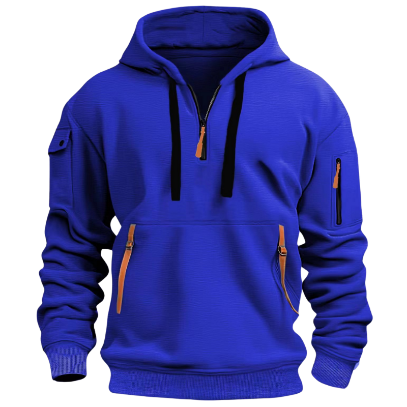 Hugo | Men's Casual Hoodie with Zip Pockets