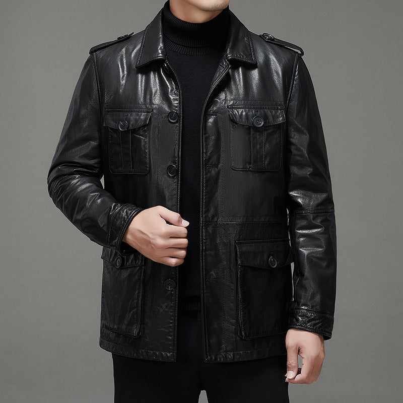 LUCIANO™ GENUINE LEATHER JACKET